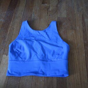 Lululemon Stronger As One Long Line Bra size 4 in Wild Bluebell